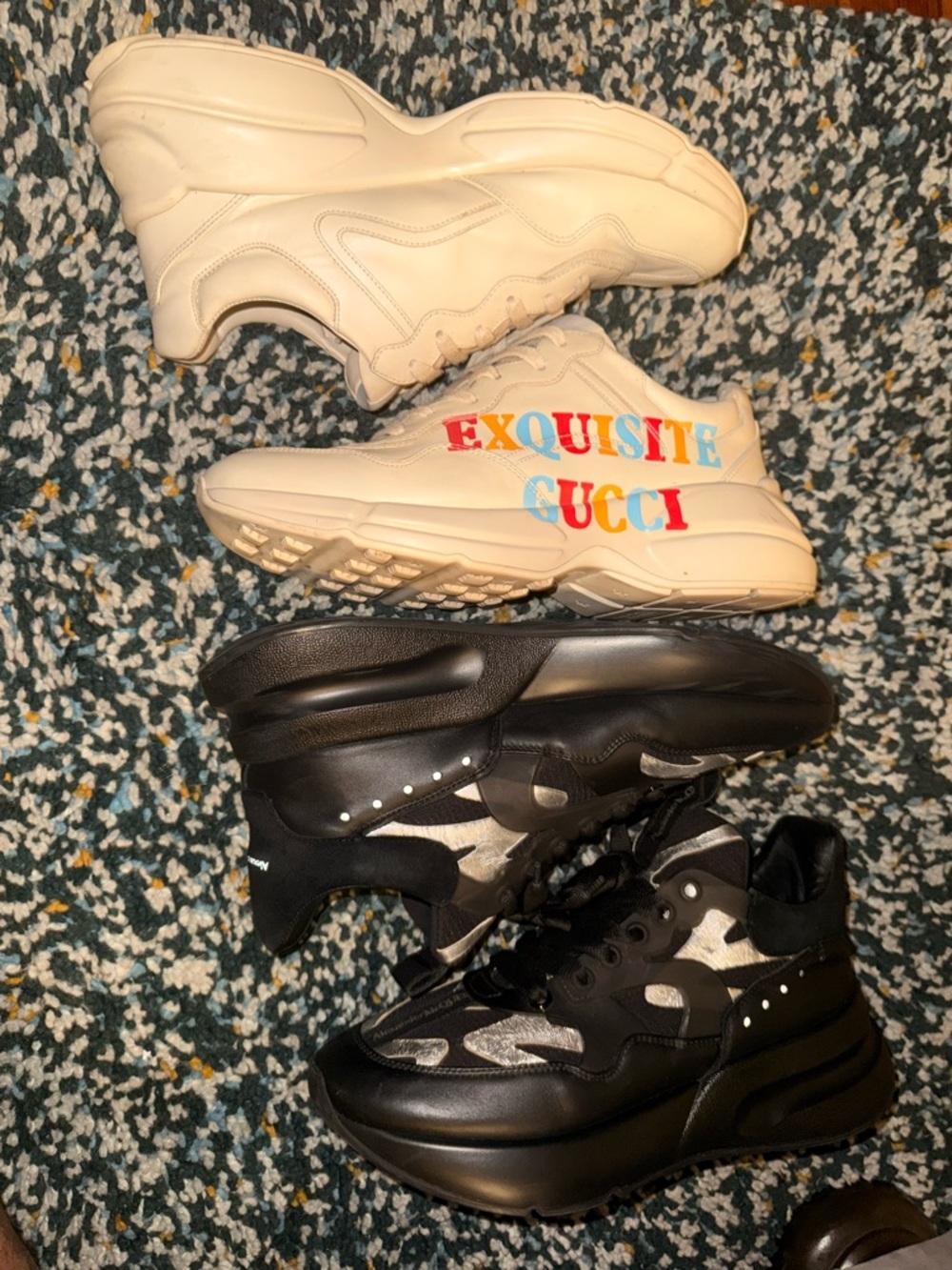 Gucci  and Alexander McQueen bundle two 2️⃣ pais size 10 M both no box